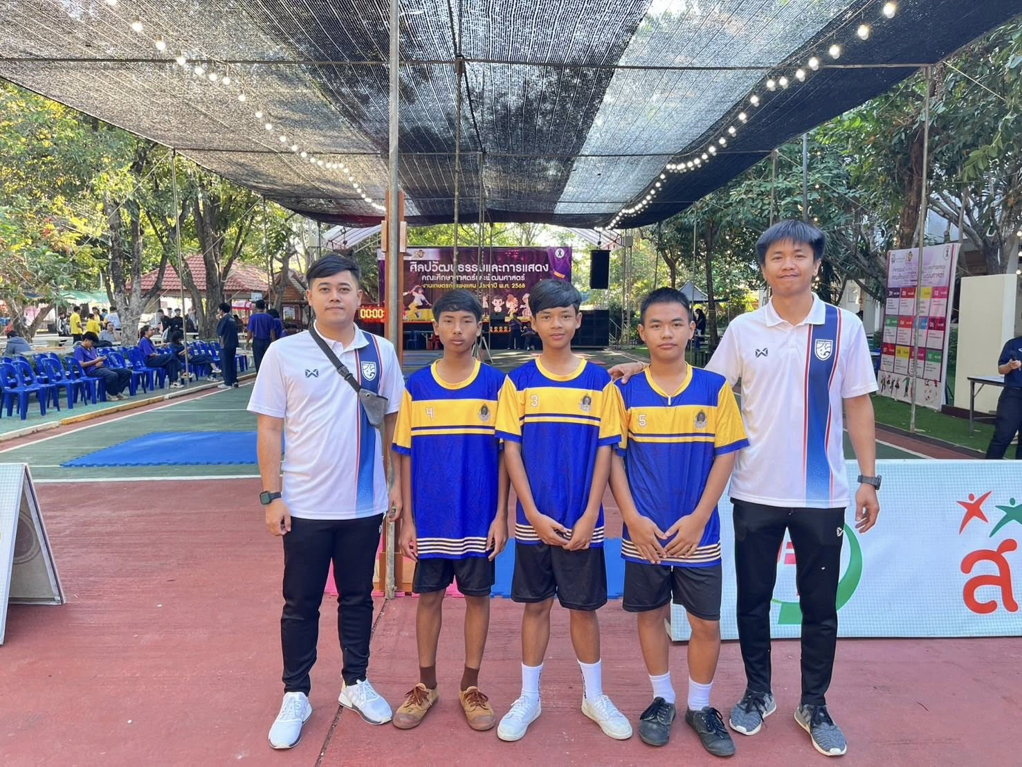 เข้าร่วมการแข่งขันทักษะกีฬาตะกร้อ ครั้งที่ 11 งานเกษตร กำแพงแสน ประจำปี 2568